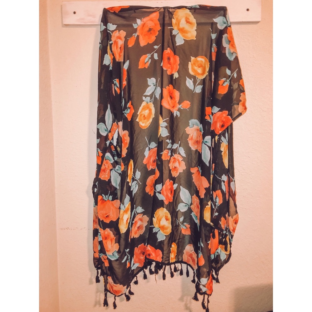 Summer Floral Cover Up